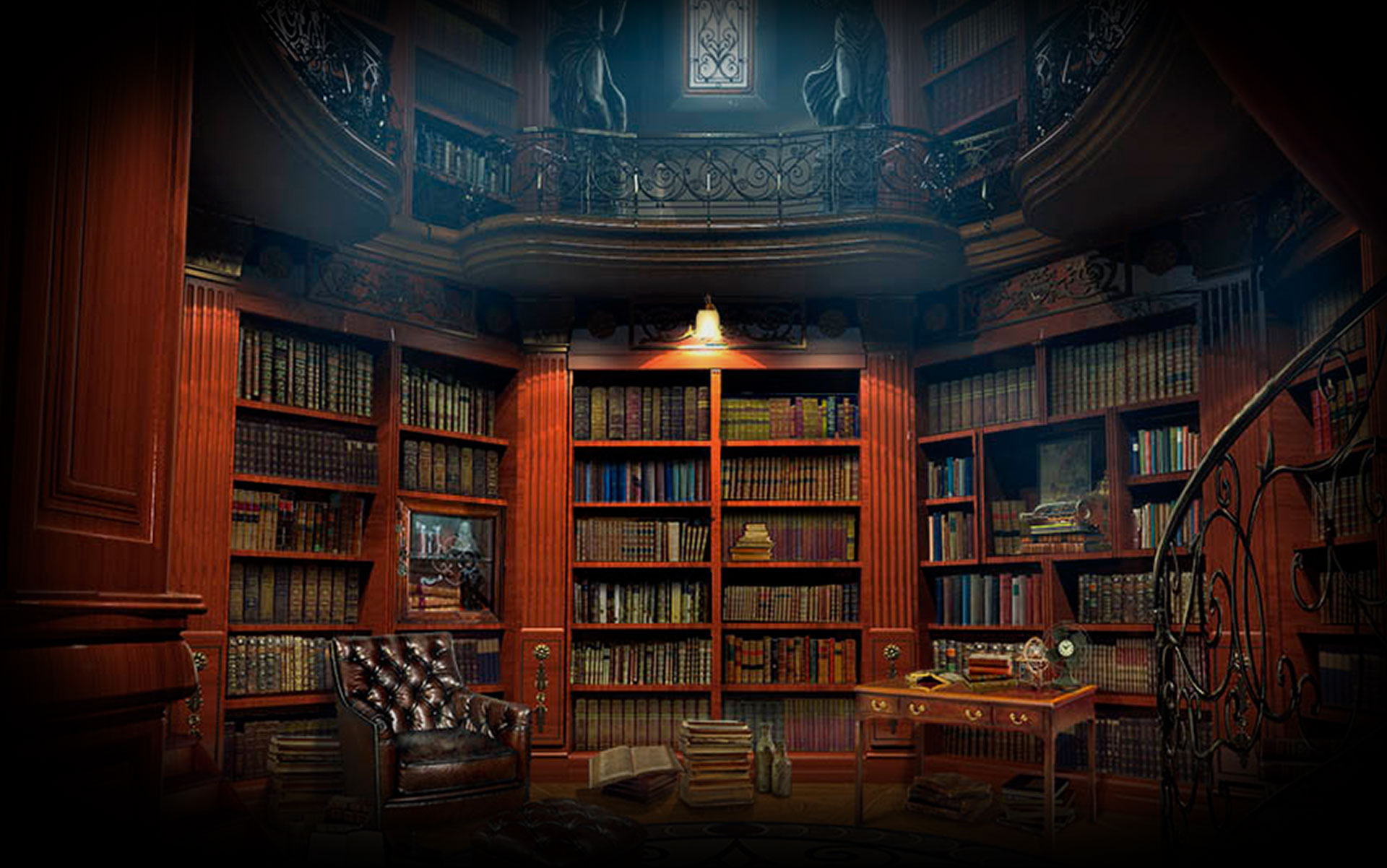 wallpaper that looks like library books