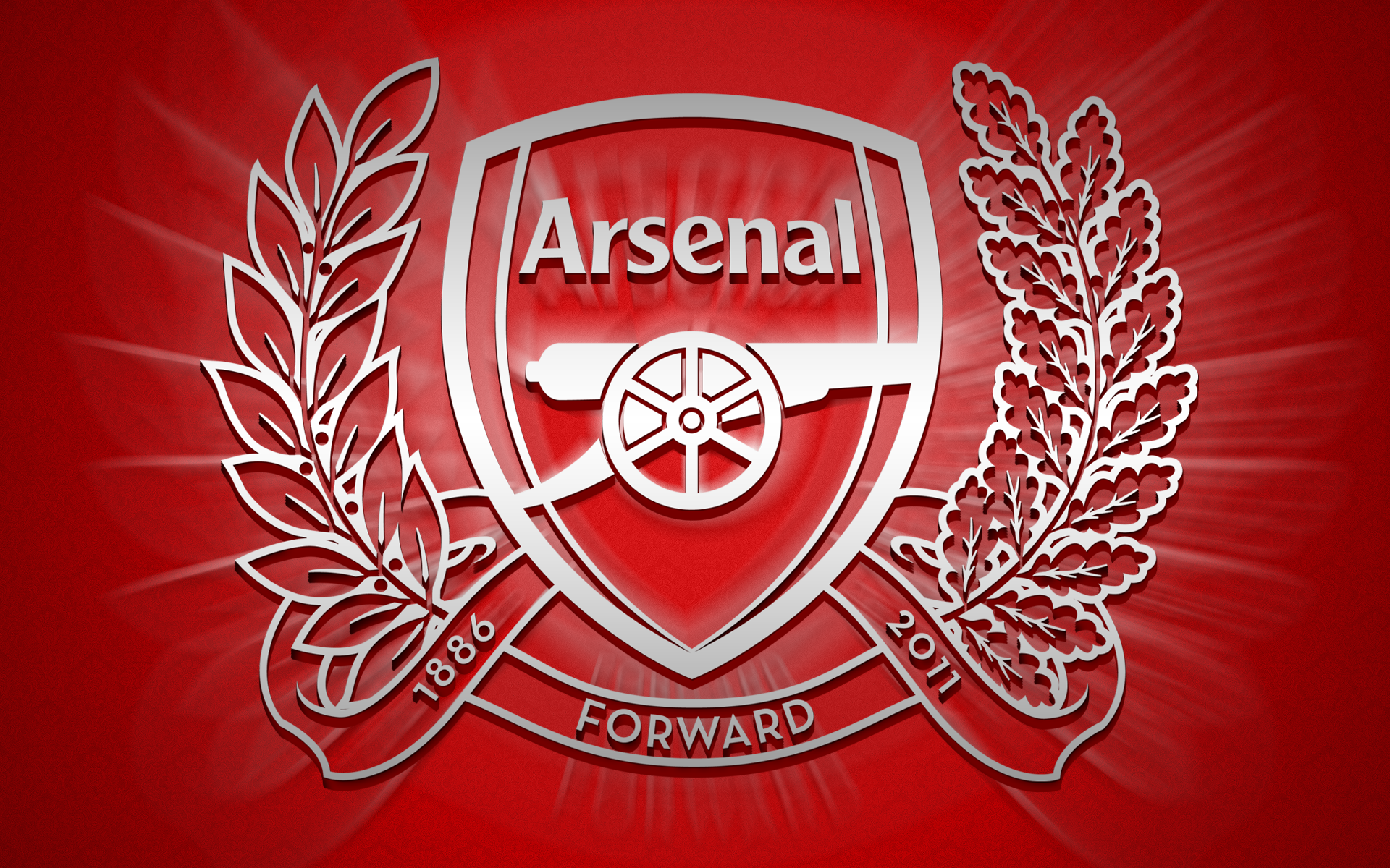 arsenal logo 3d wallpaper