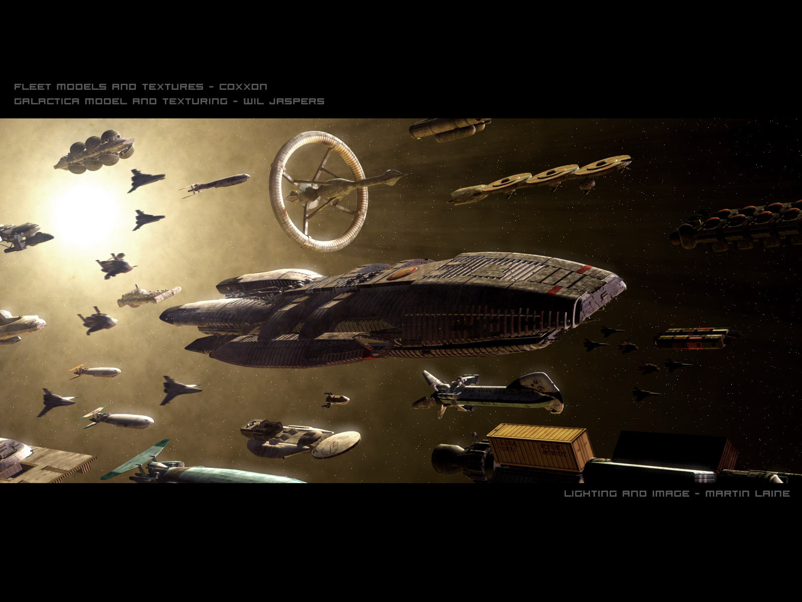 Bsgfleet Battlestar Galactica Wallpaper