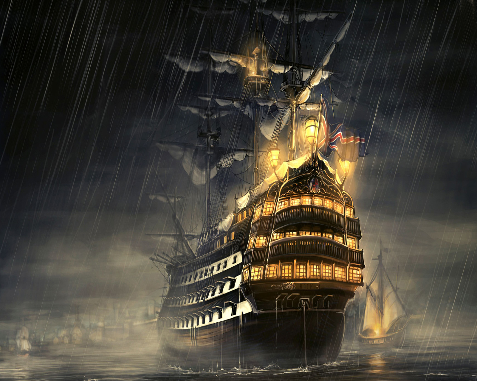 Ghost Pirate Ship Wallpaper HD Resolution
