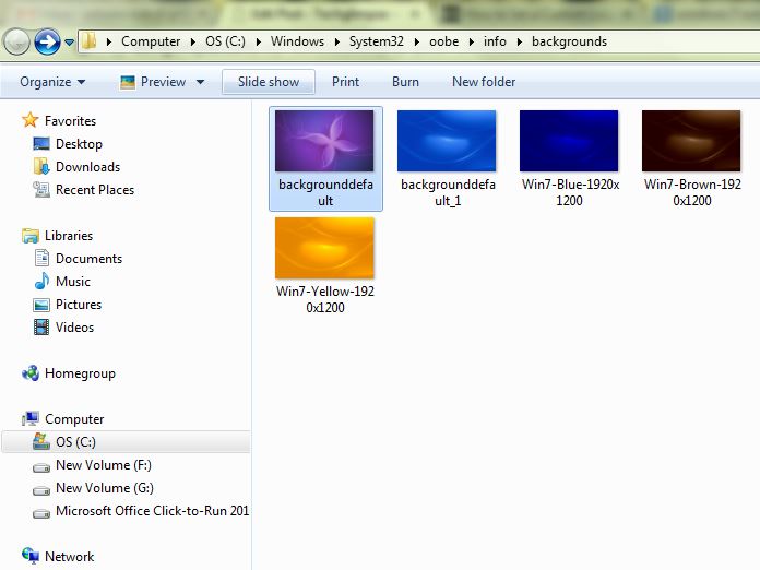 Step 5 Copy your background image to the backgrounds folder and