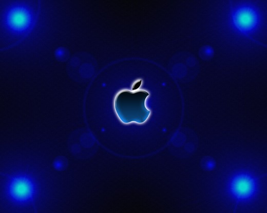  Gimp Glowing Effect Apple Wallpaper in Photoshop   Final Preview