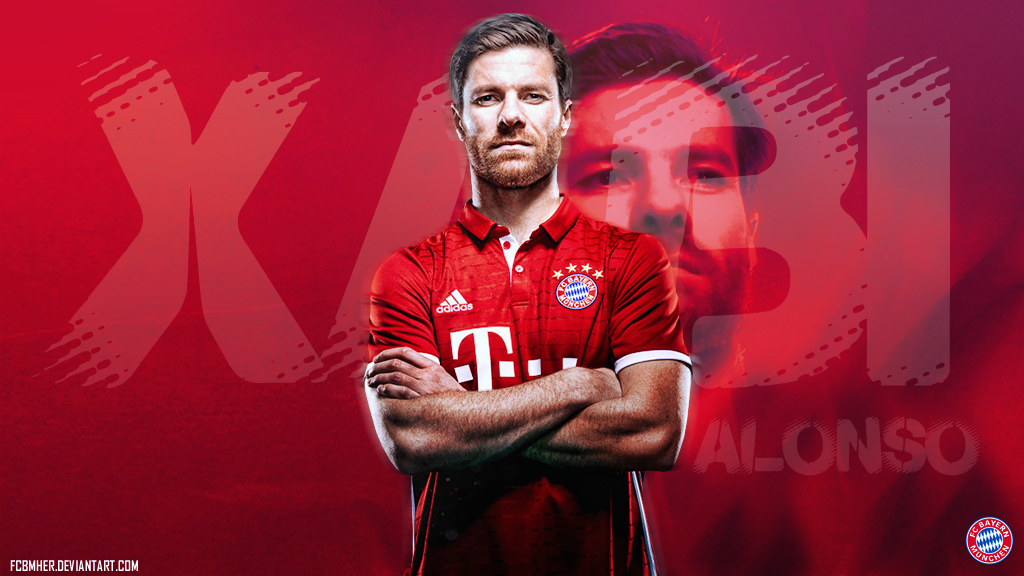 Free download Xabi Alonso 16 17 Bayern Munchen by FCBMher on [1024x576 ...