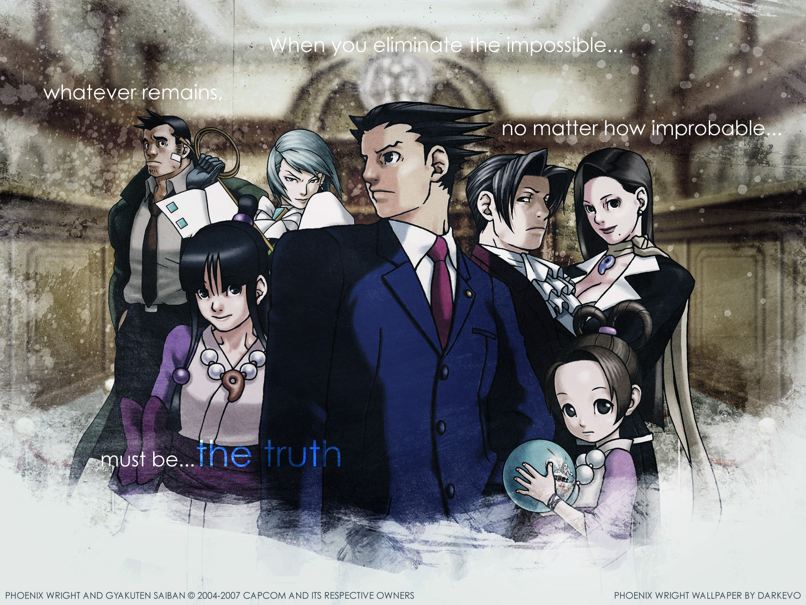 Video Game Phoenix Wright Ace Attorney Wallpaper