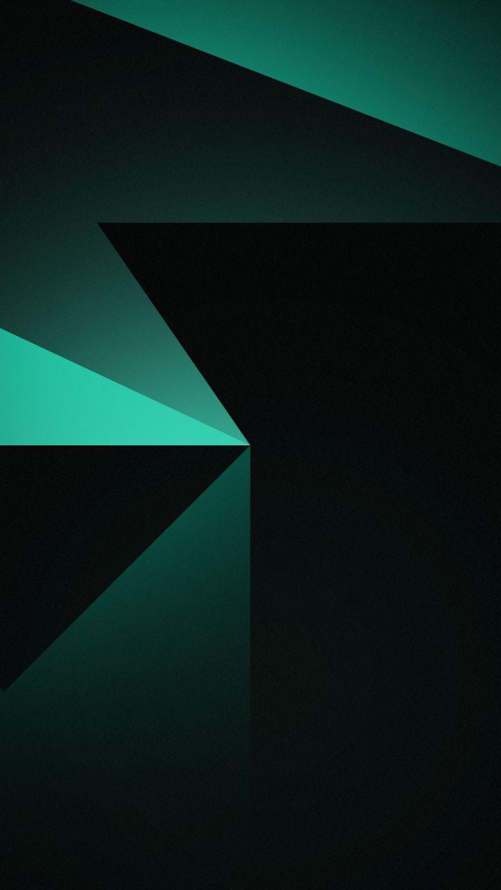 Wallpaper HD 4k Asus Trick Green Geometric iPhone