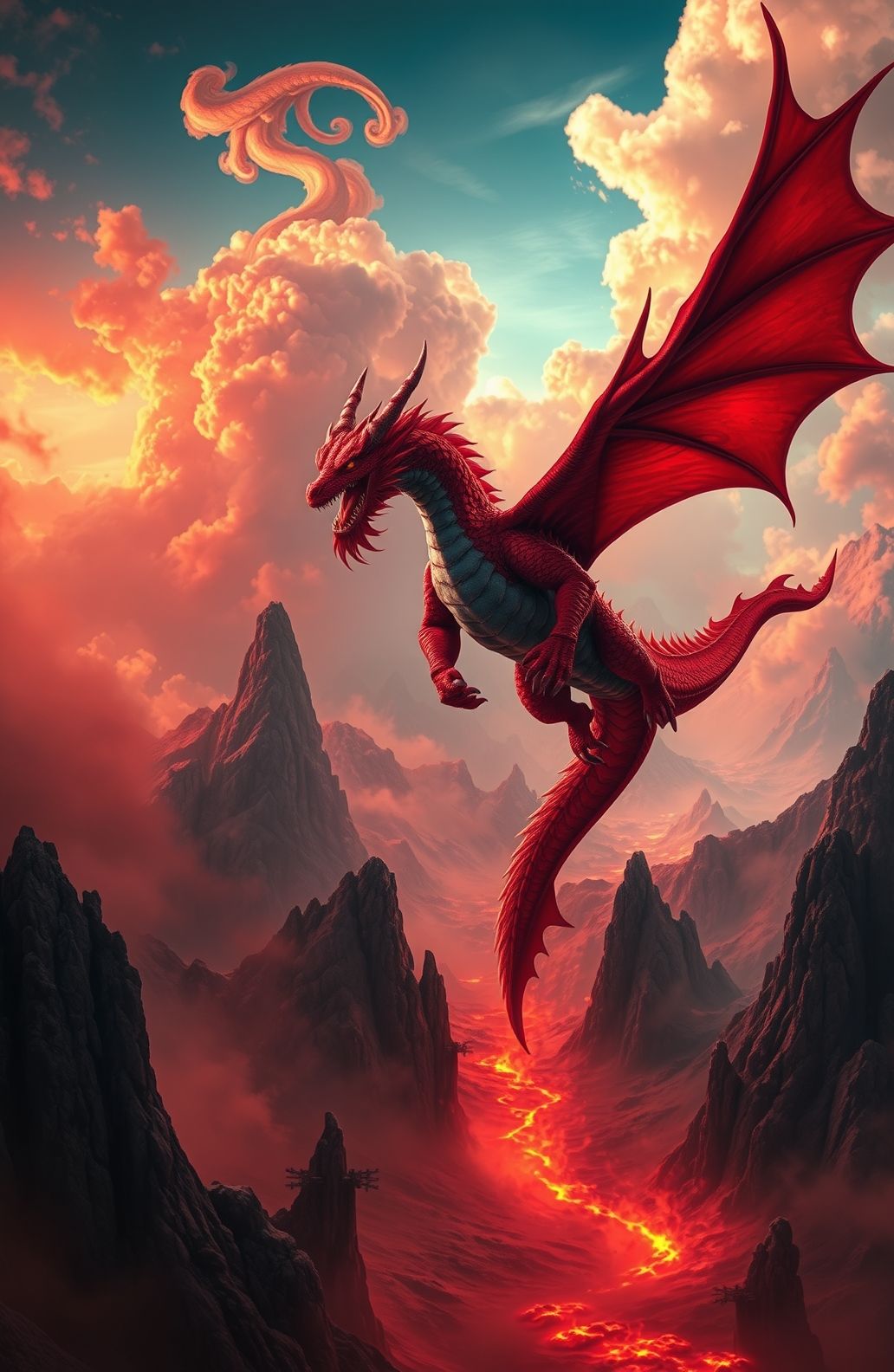 Red Dragon Wallpaper Hd