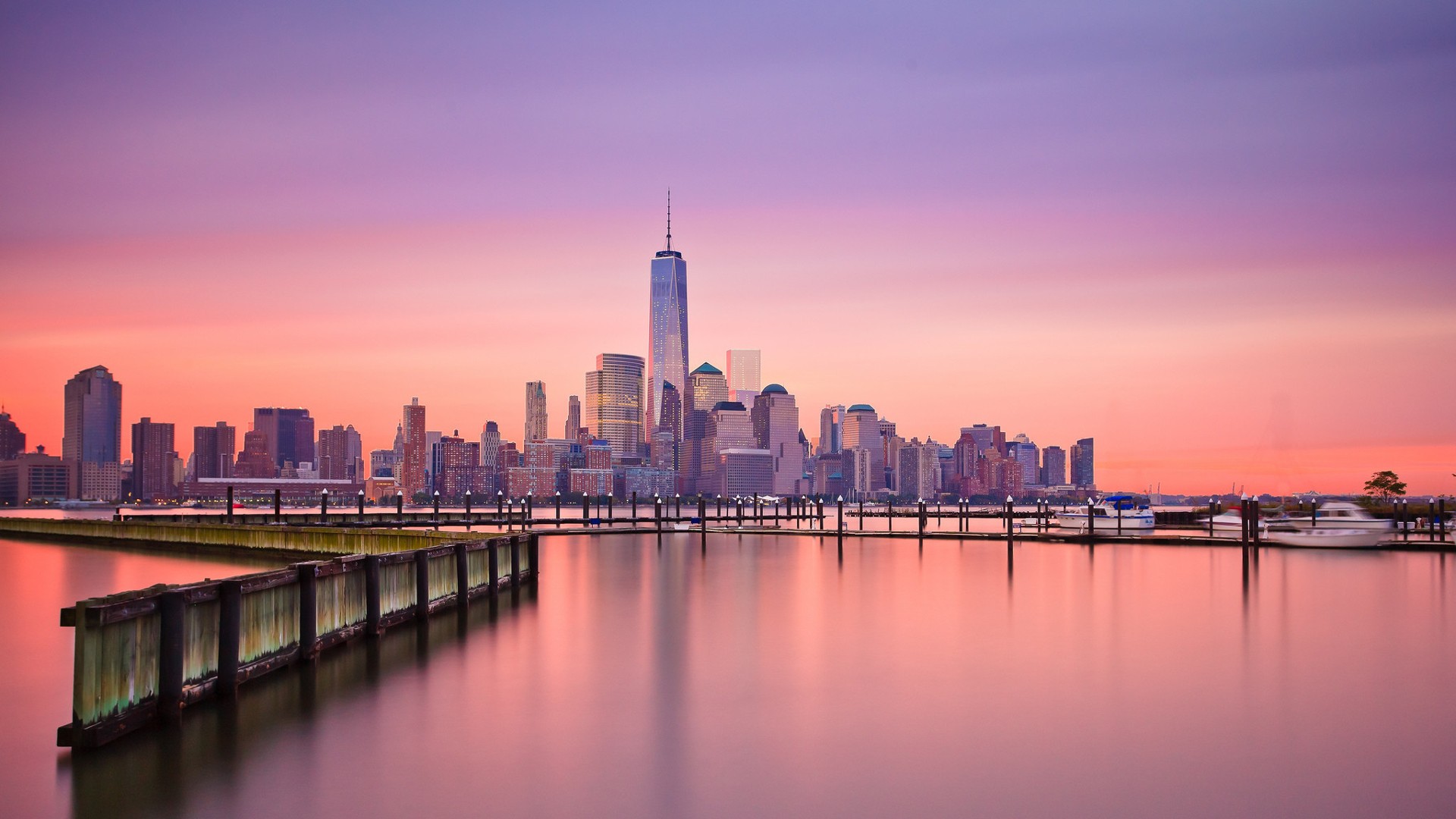 One World Trade Center Reflection New York City