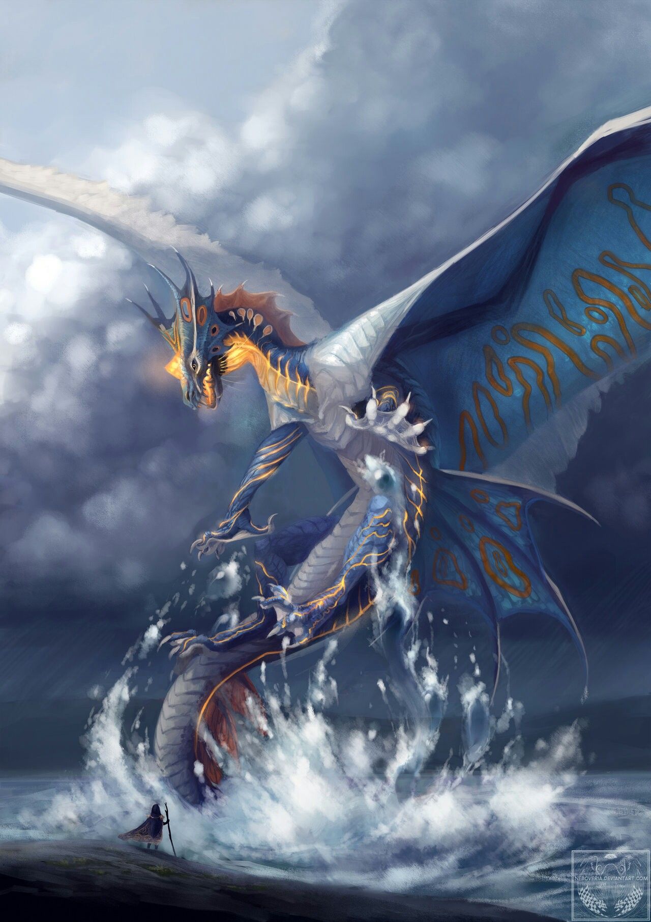Strabimon On Dragons Dragon Water Art