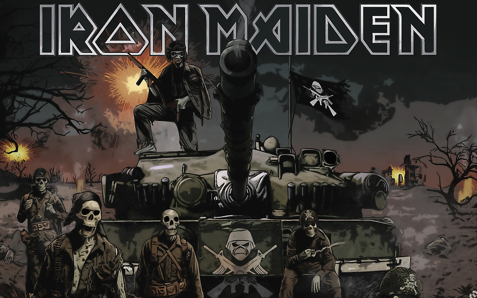 Iron Maiden Wallpaper by Lyhil on