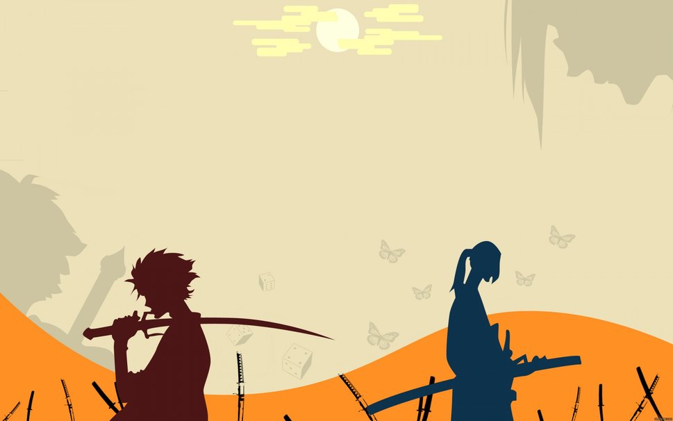 Samurai Champloo Batalla Sombra Jin Mugen Wallpaper