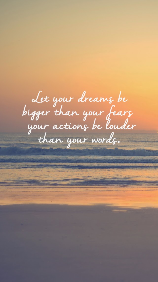 Inspirational Inspiring Quotes iPhone Wallpaper Dreams Jpg