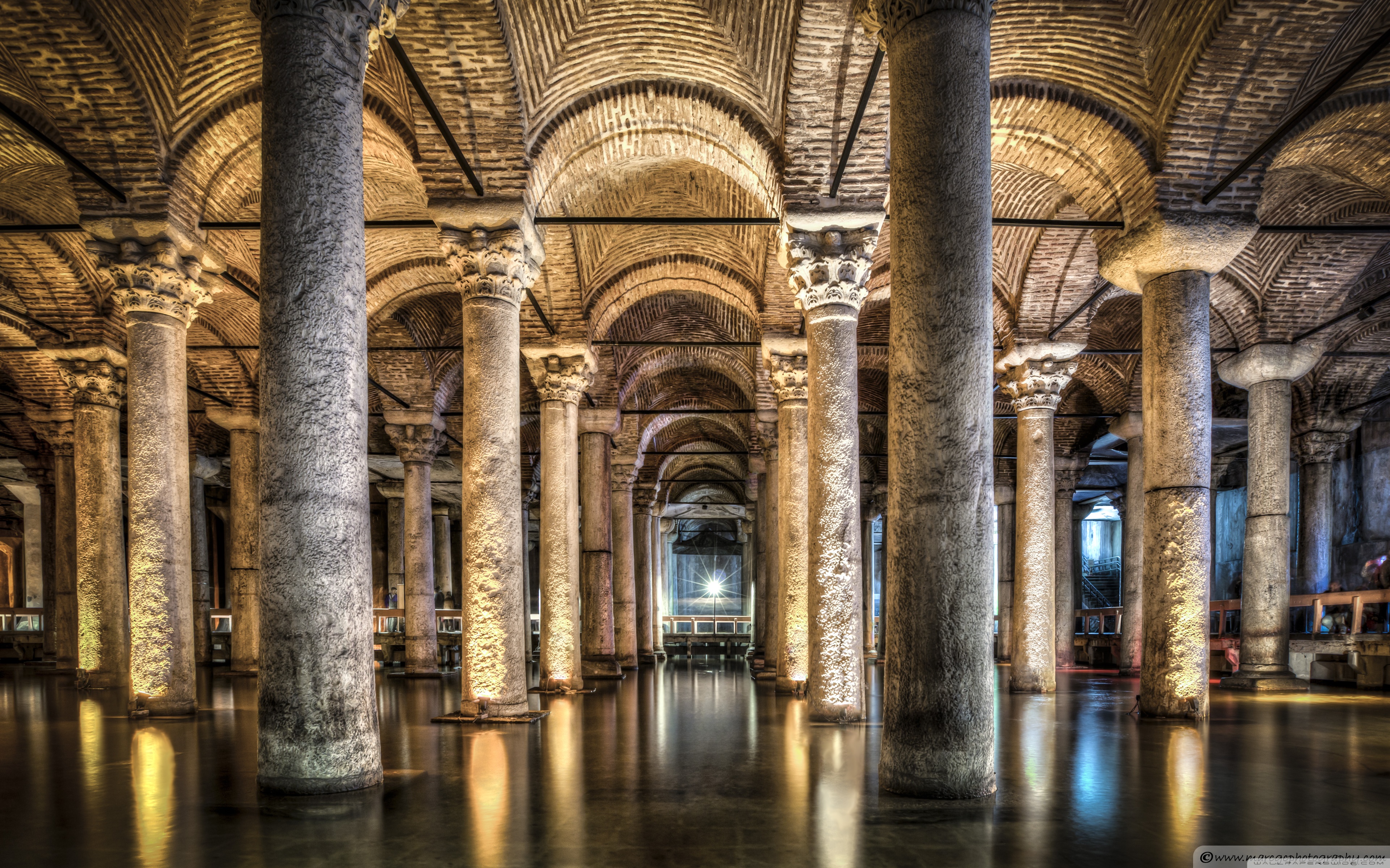 Sunken Palace Or Basilica Cistern Istanbul Turkey 4k HD