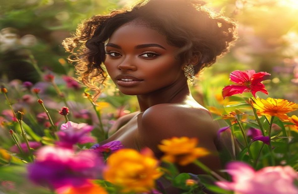 Beautiful Black Women Wallpaper