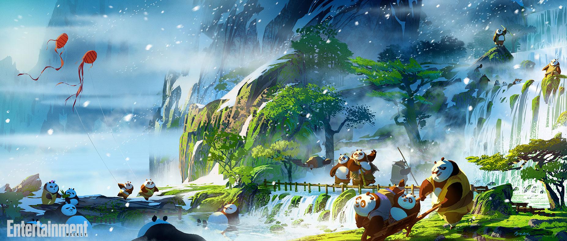 Kung Fu Panda Exclusive See Concept Art And Cinemagraphs Of