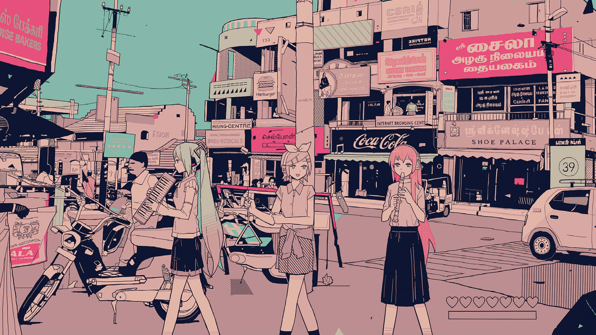 Get Ready To Stream Your Favorite Anime Series With This Stylish Red Aesthetic Wallpaper