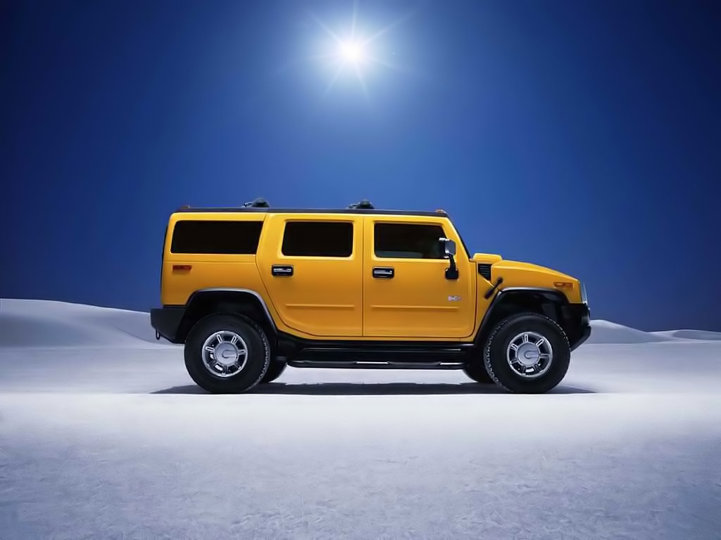 Hummer Wallpaper HD Silver Red