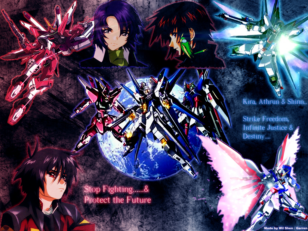 Gundam Seed Destiny Wallpaper by Garr3n on