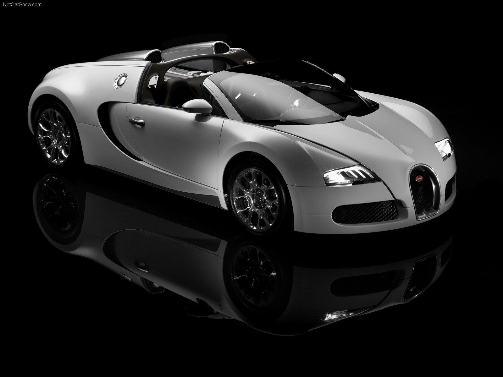 Bugatti Veyron White Supercar Wallpaper HD Only