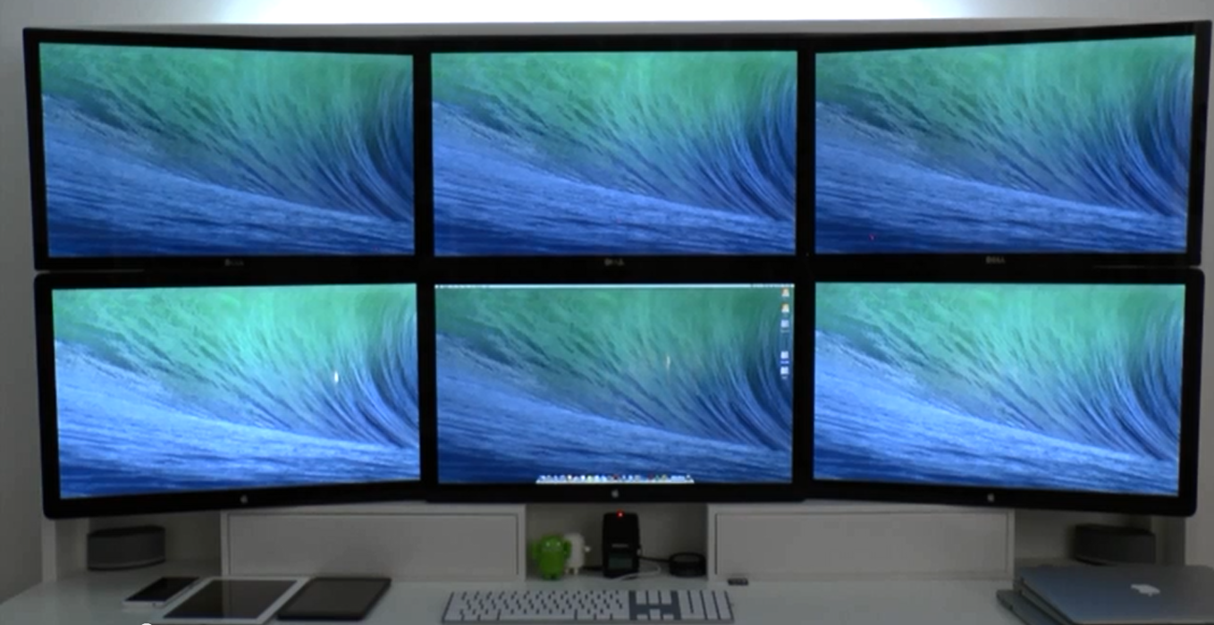 Os X Mavericks Vs Mountain Lion Multi Monitor Support Video