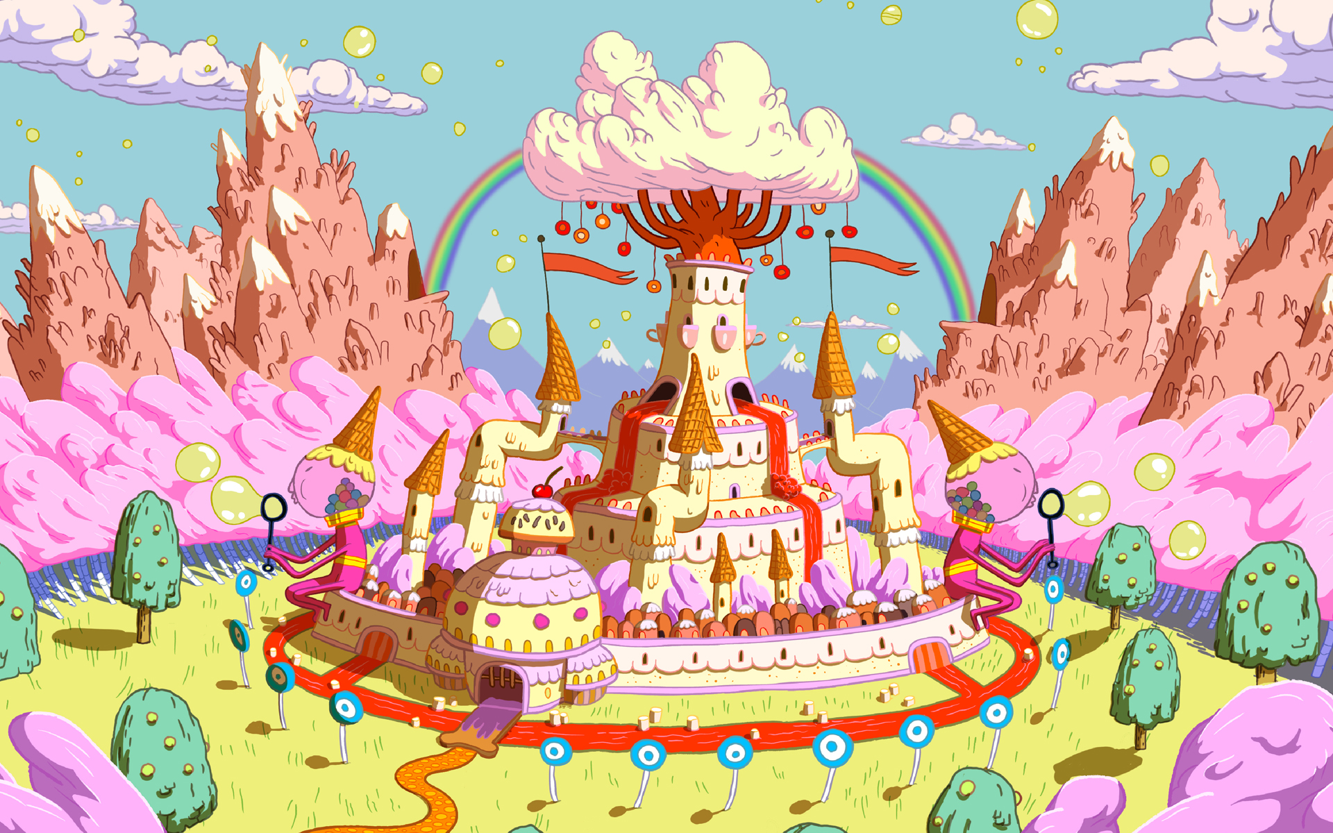 The Ice Cream Castle Wallpaper iPhone