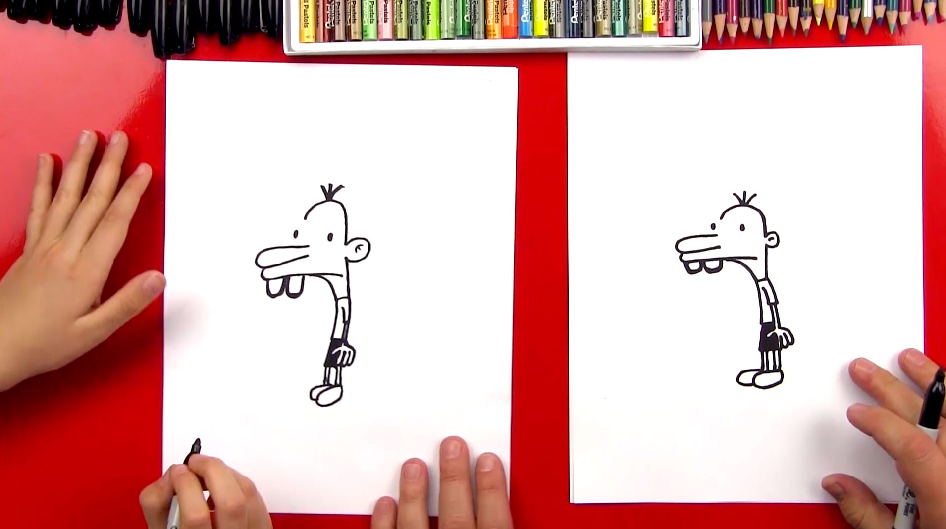 How To Draw Manny Heffley Art For Kids Hub