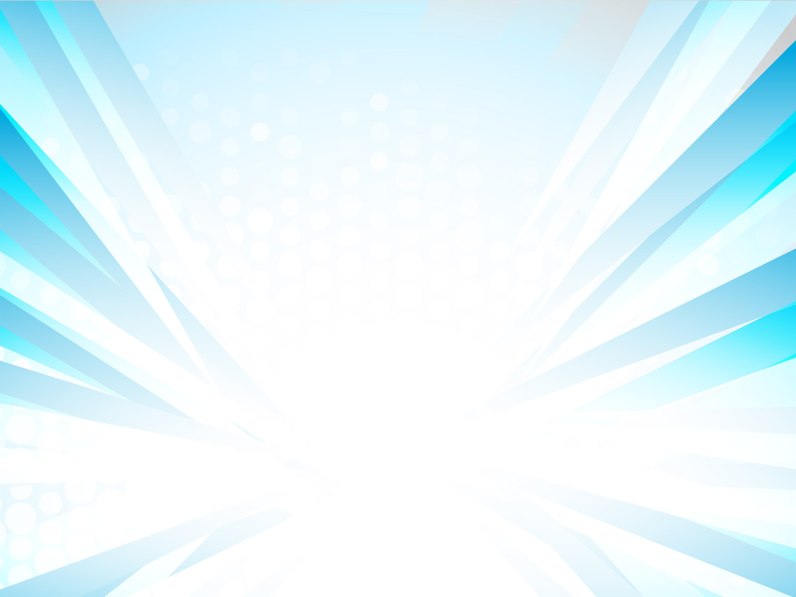 Abstract light blue background with radiating lines and soft bokeh effect