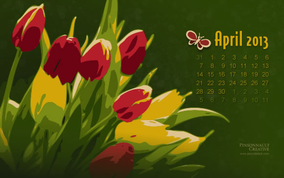 Desktop Wallpaper Calendar April Smart Design