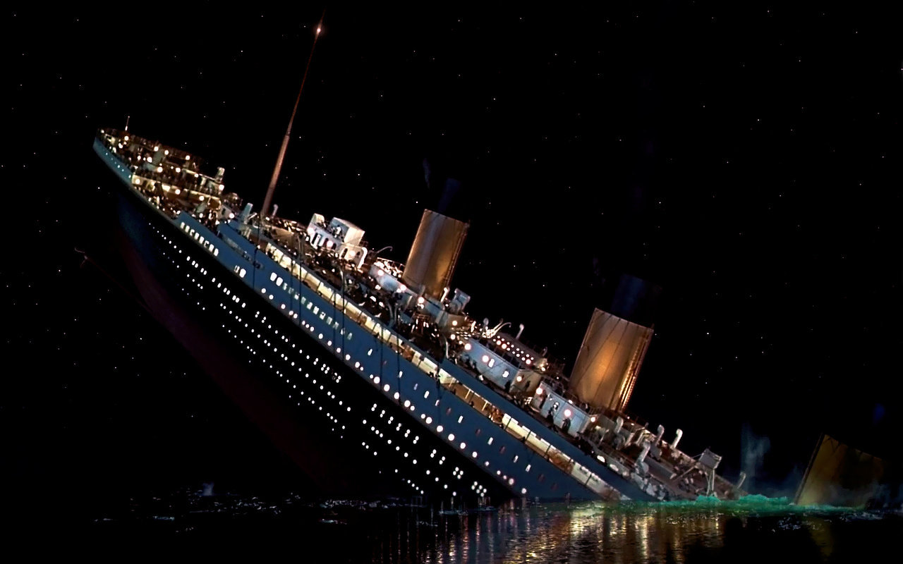 Titanic Sinking Wallpaper 1280x800 Titanic Sinking Ships