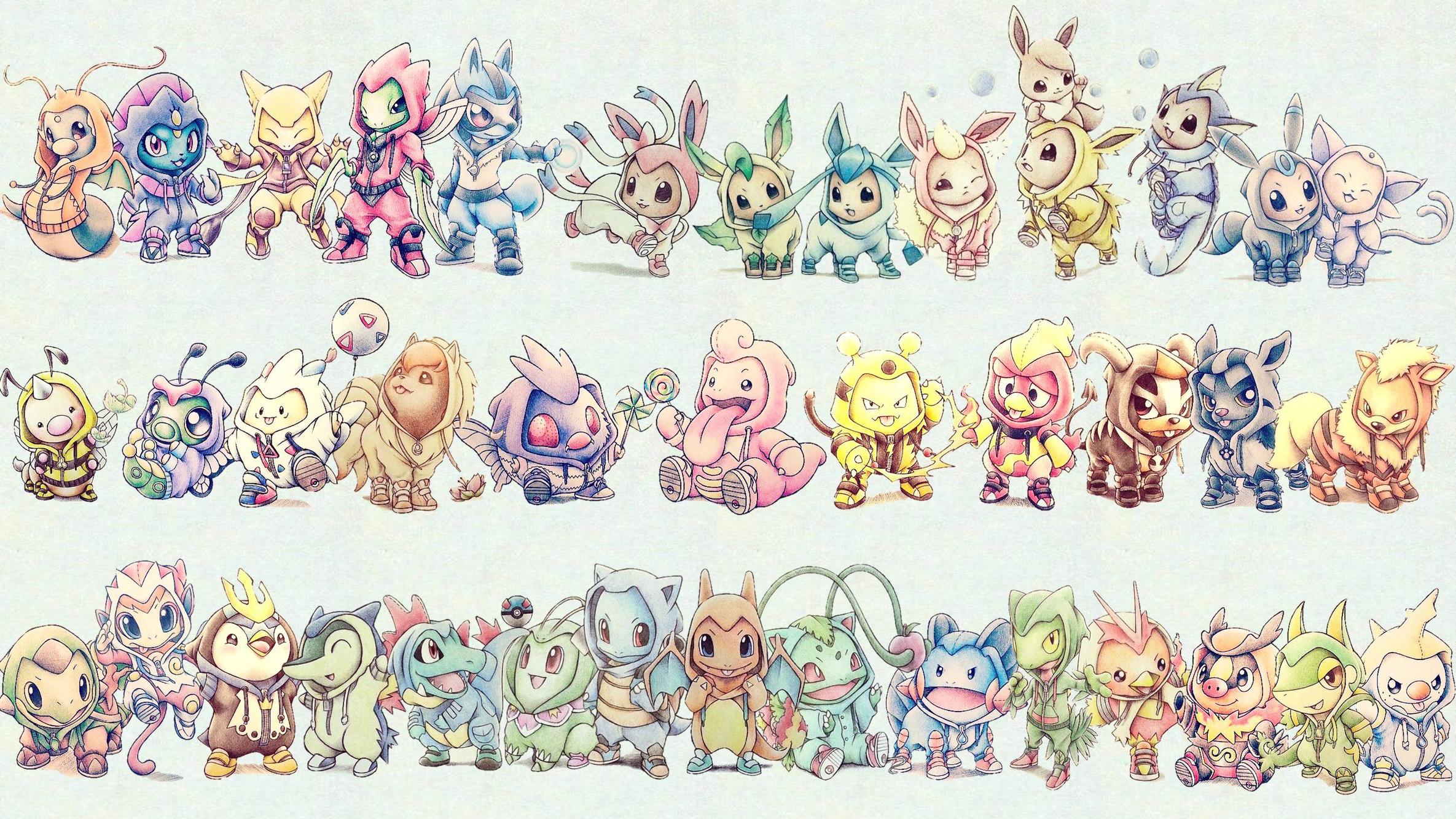 All Pokemon Background Wallpaper Desktop