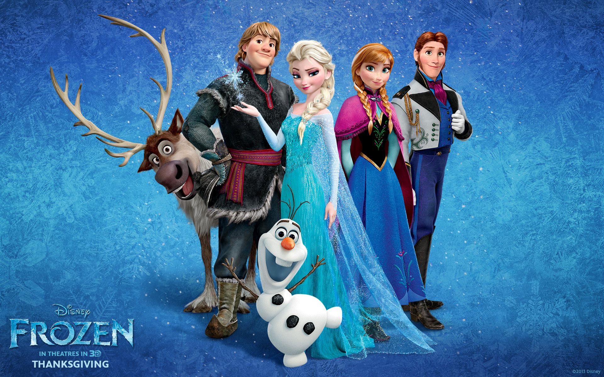 Frozen Movie Group HD Wallpaper