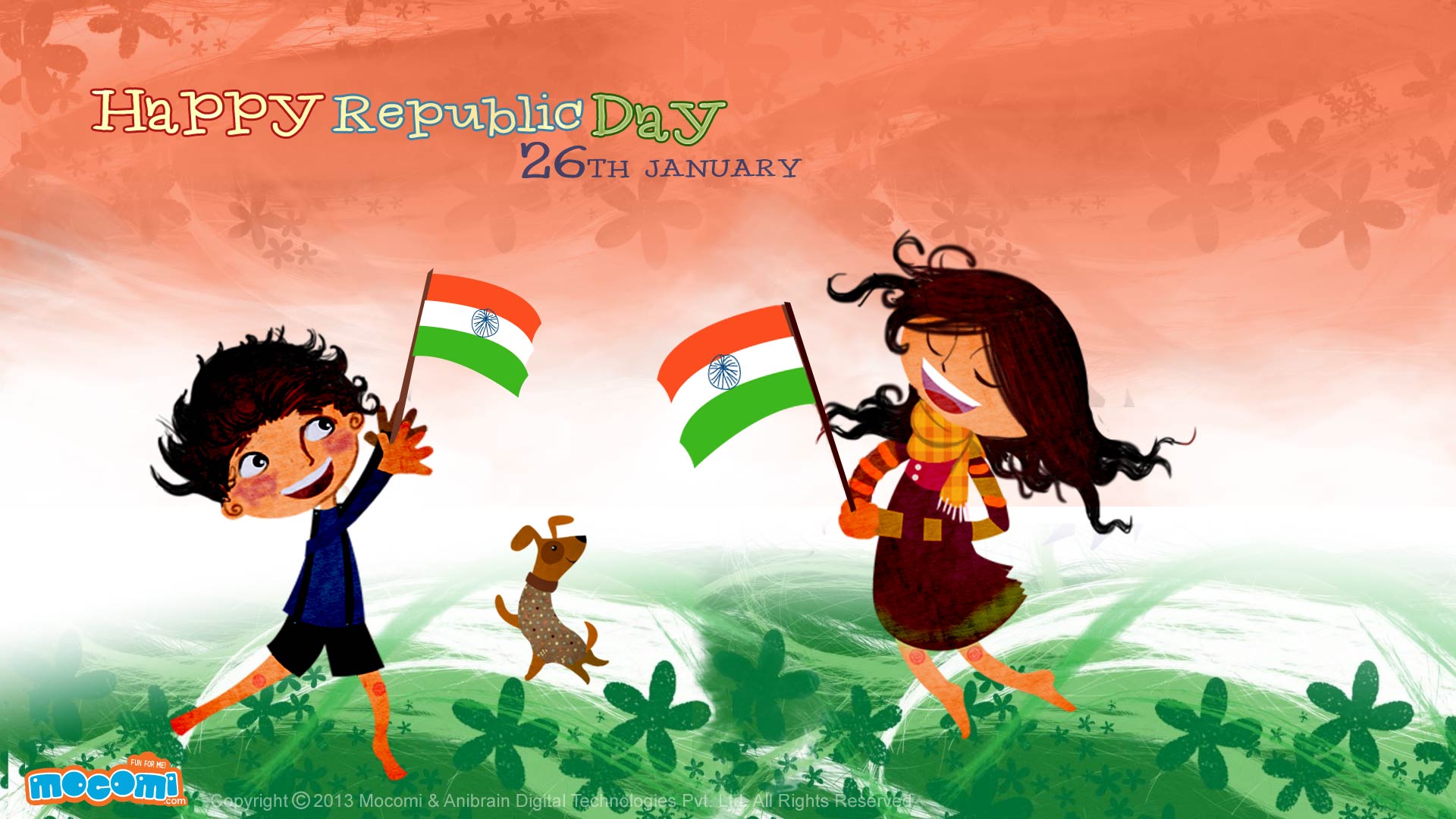 Happy Republic Day Desktop Wallpaper For Kids Moi