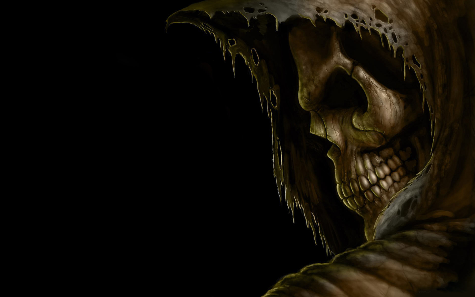 Wallpoper Dark Grim Reaper Wallpaper