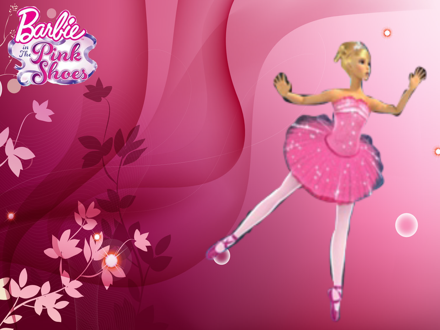 Mundo Encantado Da Barbie Wallpaper In The Pink Shoes