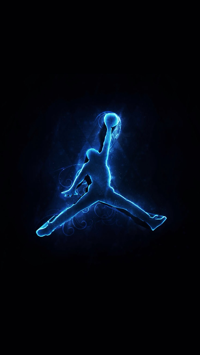 Jordan Logo play basketball   Best iPhone 5s wallpapers 640x1136