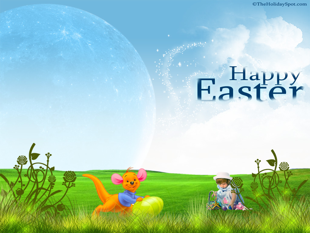 Winnie The Pooh Easter Cards Wallpaper Educational