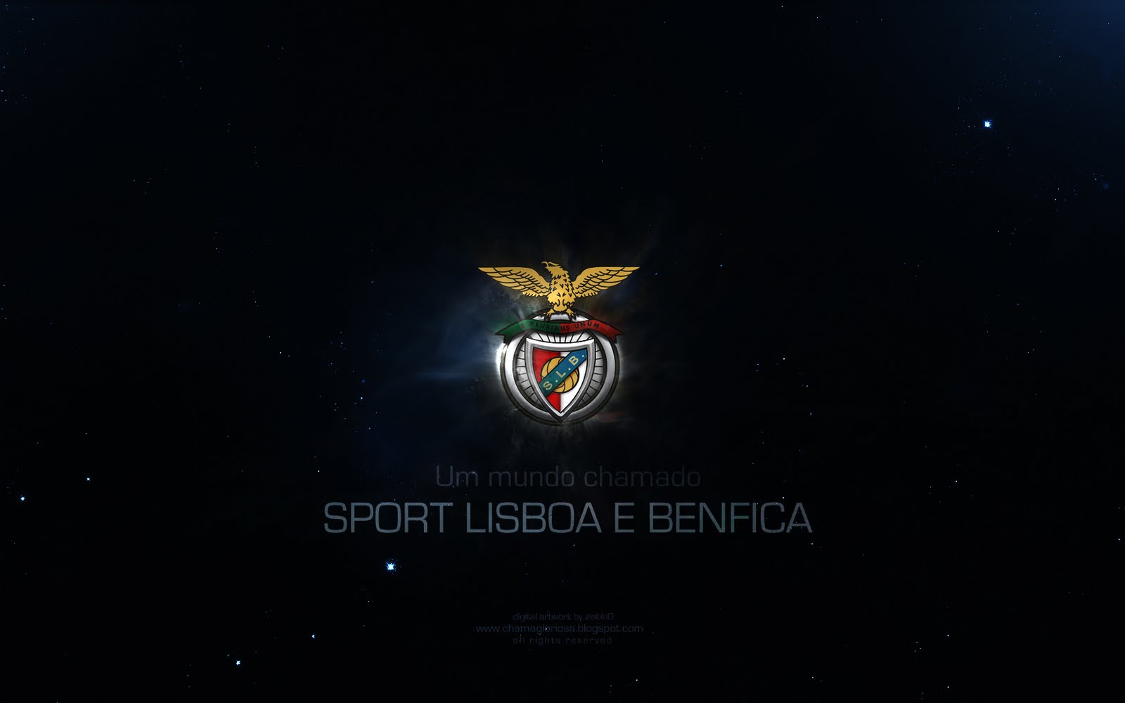 Wallpaper Um Mundo Chamado Sport Lisboa E Benfica Chama Gloriosa