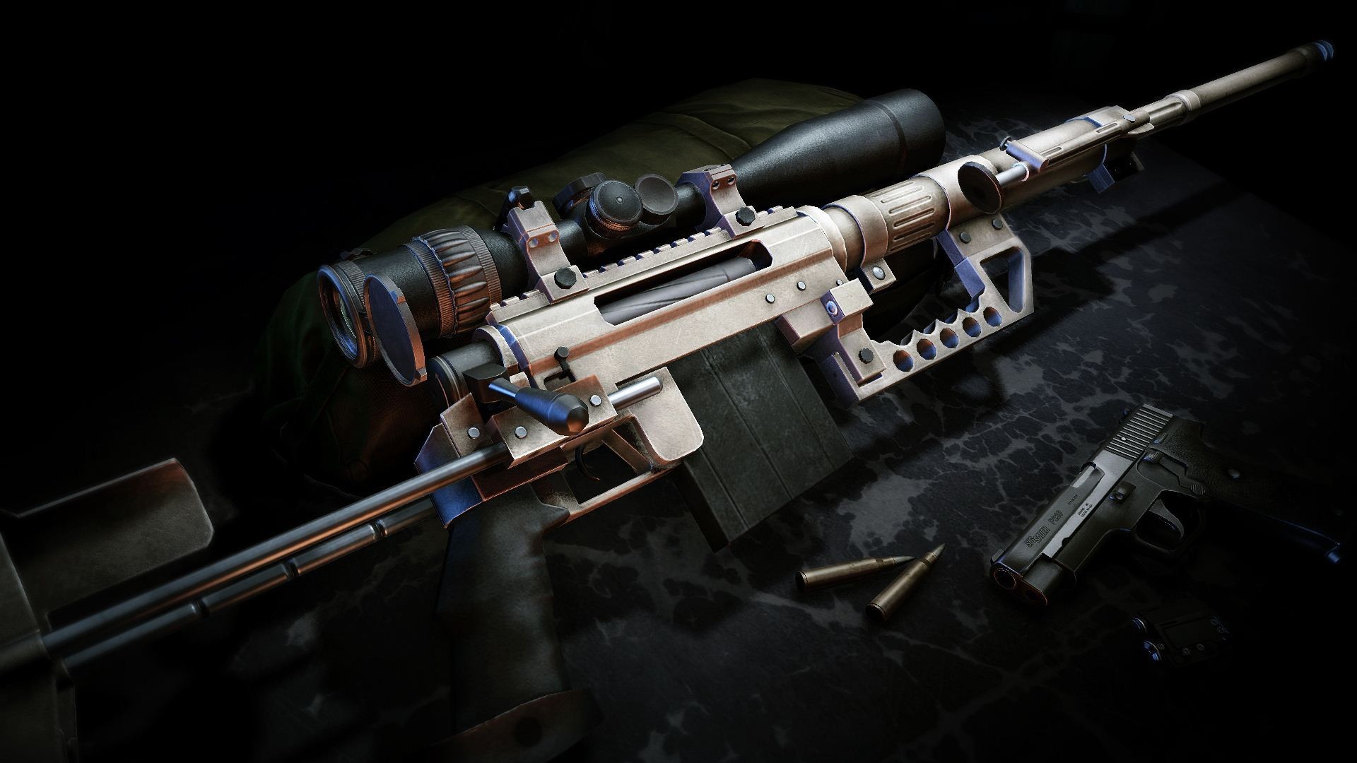 Sniper rifle weapon wallpaper cfxq