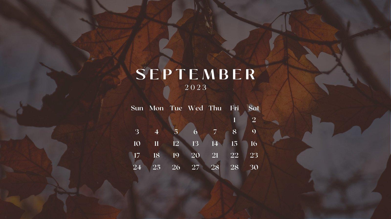 🔥 Free download Free and customizable september templates [1600x900 ...