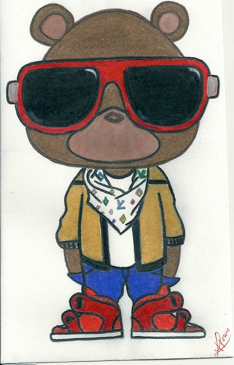The Kanye West Bear by hannahlou40 on
