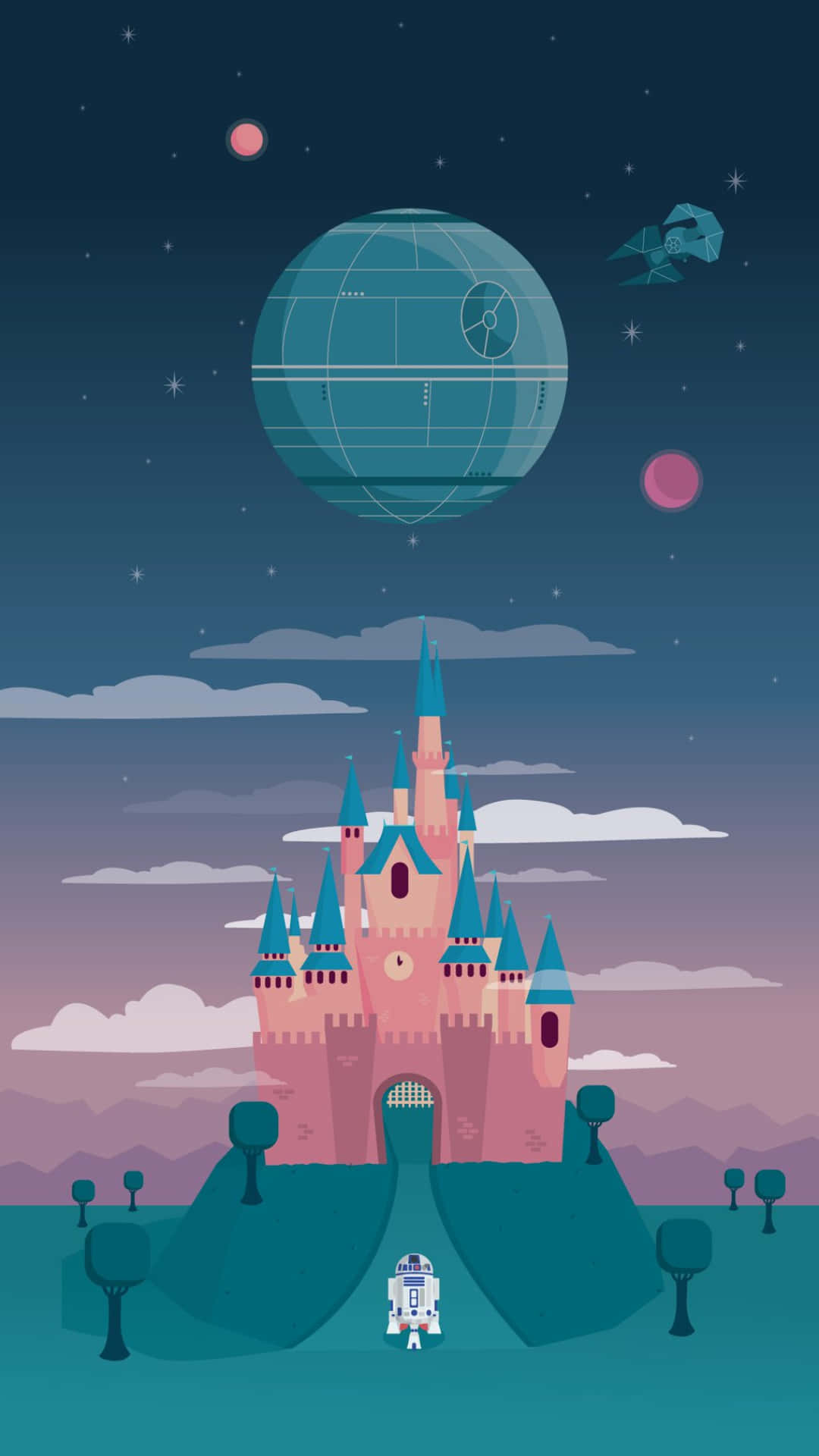 En iPhone Disney X Wallpaper