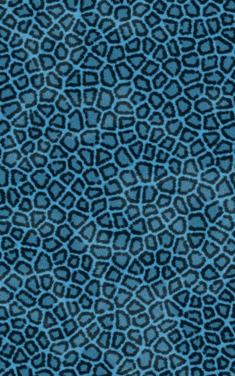 Blue leopard pattern Wallpaper