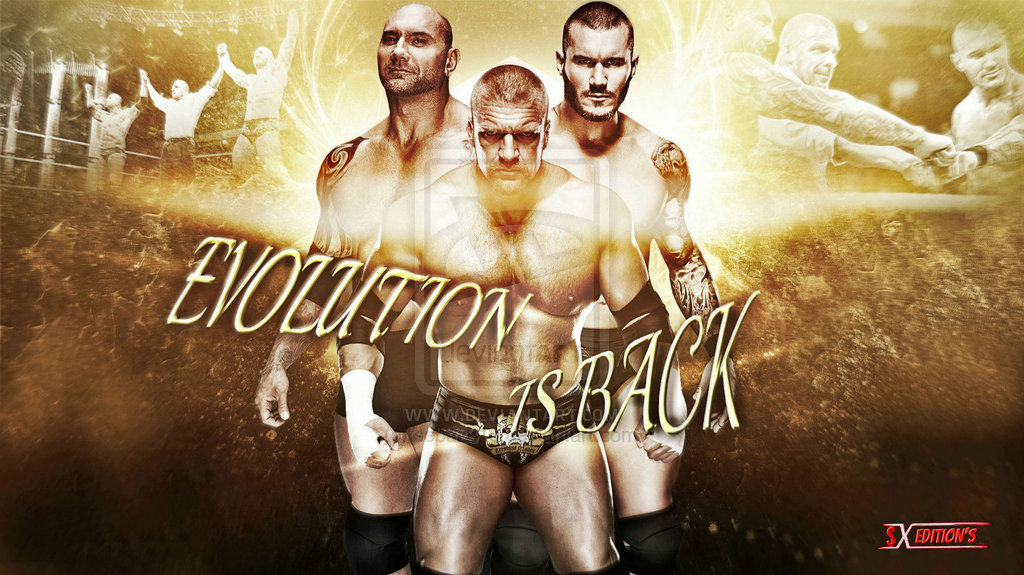 WWE Evolution is back wallpaper by sebaz316 on