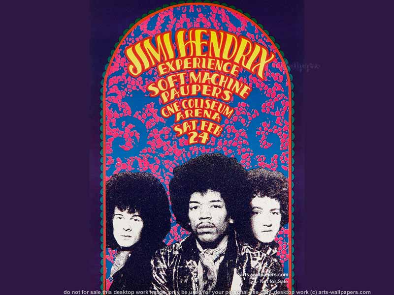 Jimi Hendrix Wallpaper Vintage