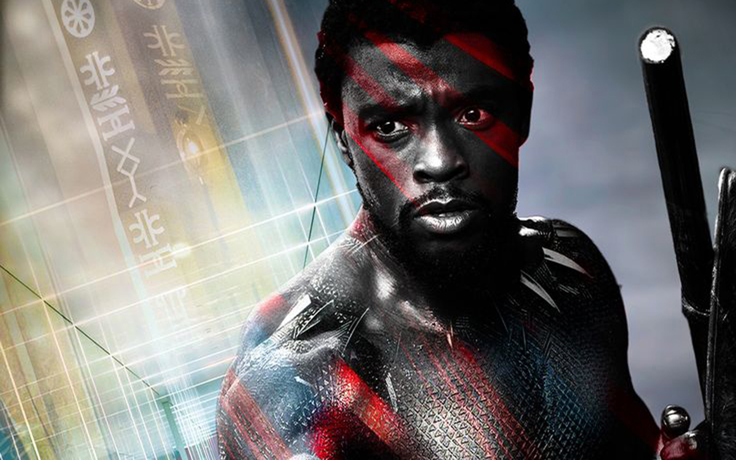 Chadwick Boseman As Black Panther Movie Full HD 2K