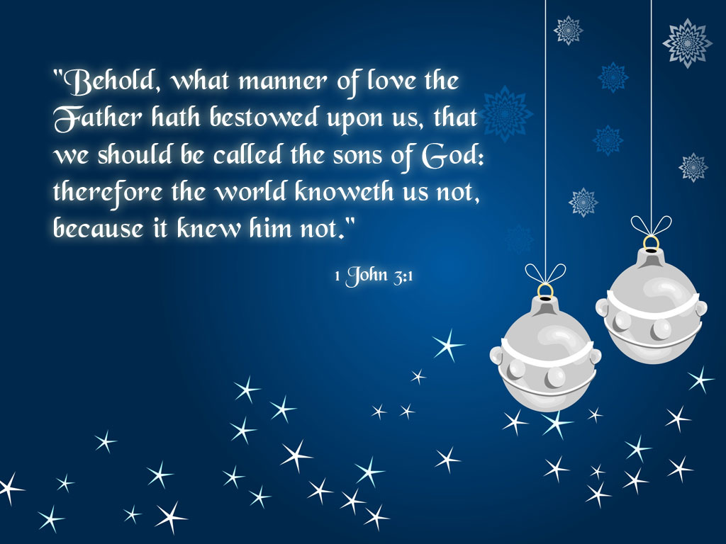 Christian Christmas Wallpaper With Bible Verses God