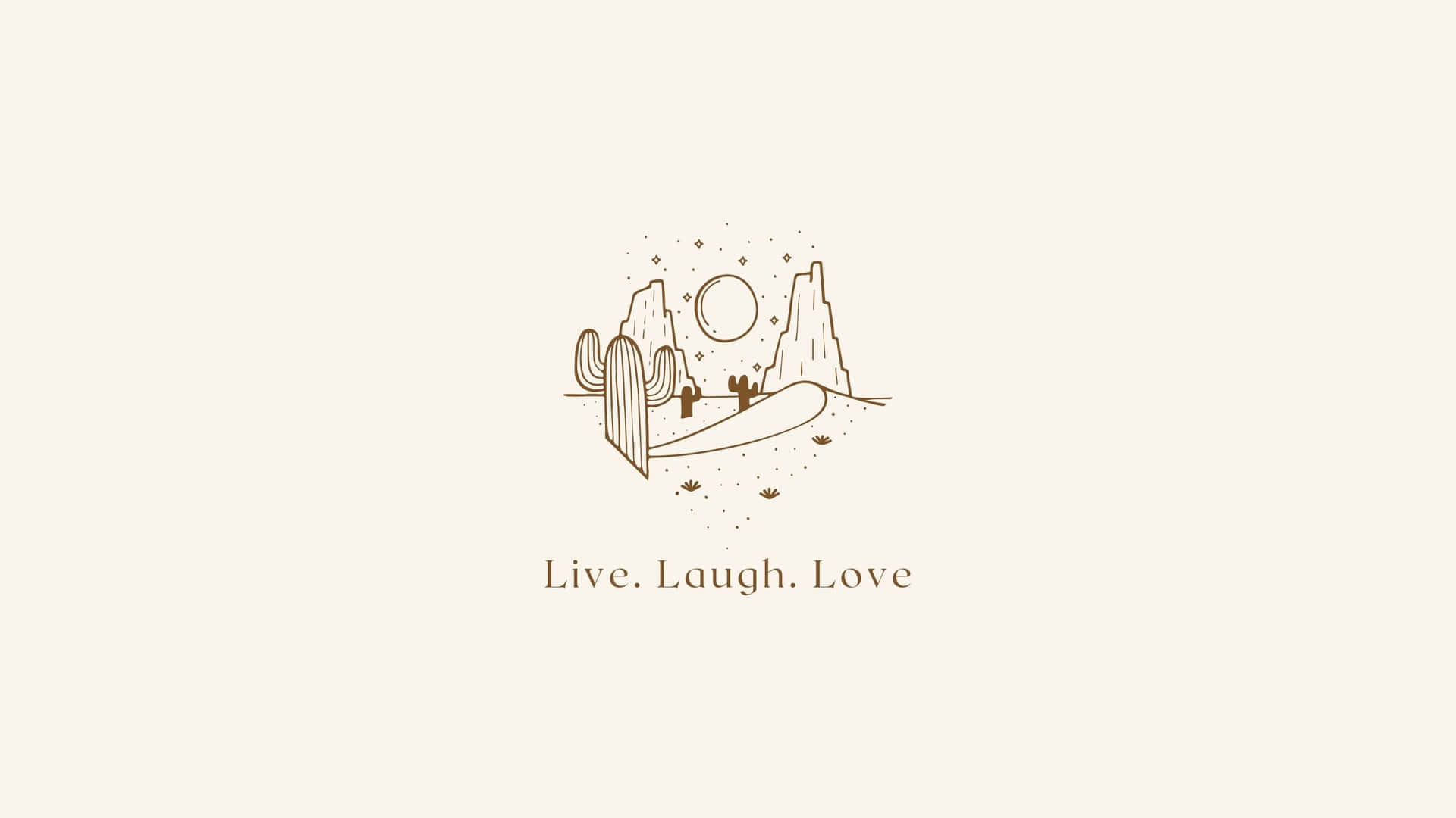 Beige Minimalist Wallpaper