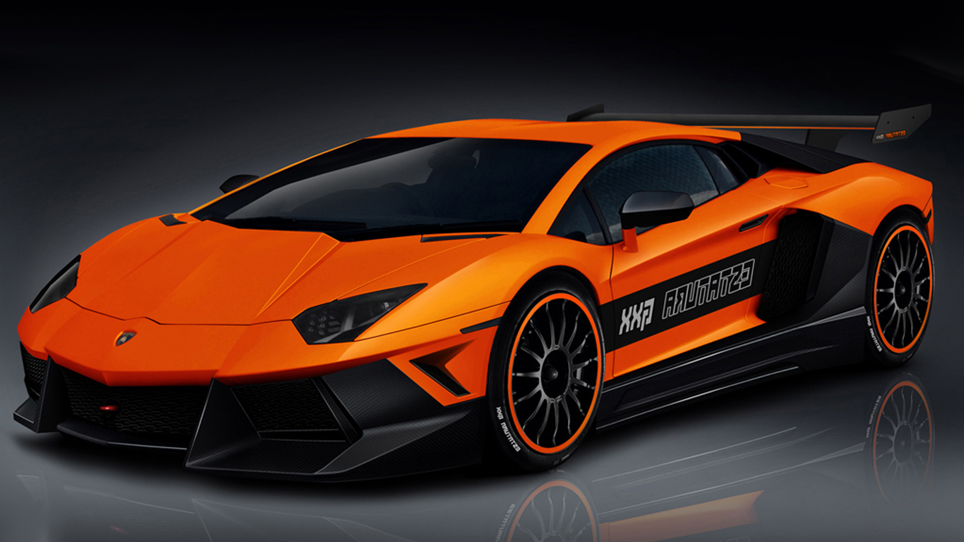 Lamborghini Reventon Orange Sport Wallpaper
