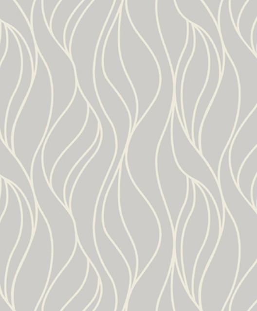 Wallpaper Cream Grey Contemporary By