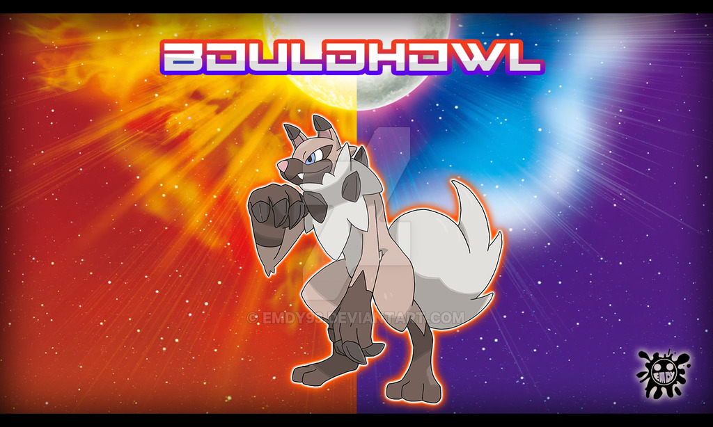 Rockruff S Evolution Bouldhowl By Emdy93