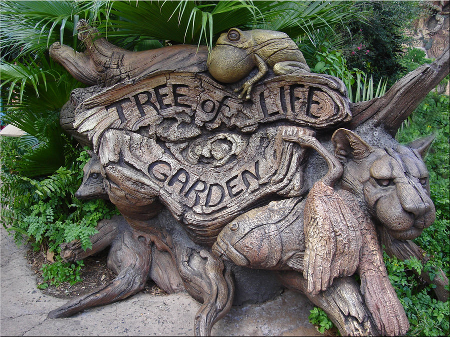 Tree Of Life Garden Signak Wdw By Wdwparksgal